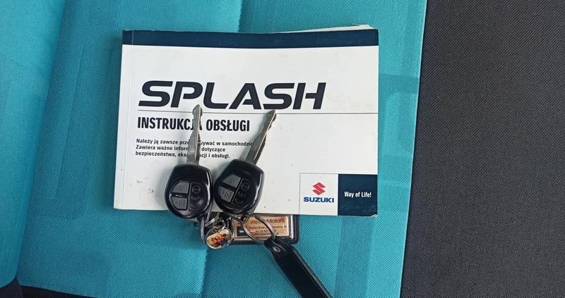 Suzuki Splash cena 19900 przebieg: 108644, rok produkcji 2011 z Cieszyn małe 154